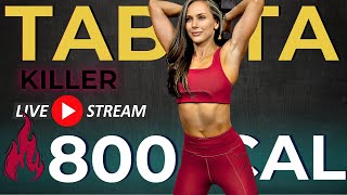 60MIN KILLER TABATA WORKOUT metabolic weight loss build lean muscle abs  belly fat burn [upl. by Adest353]