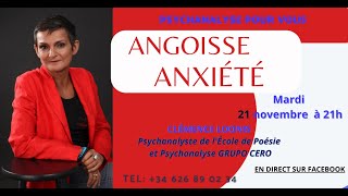 LANGOISSE ET LANXIÉTÉ  PSYCHANALYSE POUR TOUS [upl. by Nosnhoj]