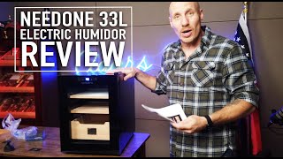 Needone 33L Electric Humidor Review [upl. by Gargan613]