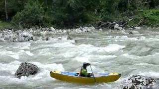 Whitewater open canoe  Salza [upl. by Ihab]