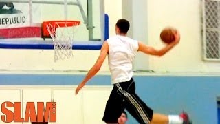 Zach LaVine HEAD LEVEL WINDMILL during 2014 NBA Draft Workout [upl. by Nais]