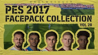 PES 2017 FACEPACK COLLECTION V28 [upl. by Lynnelle862]