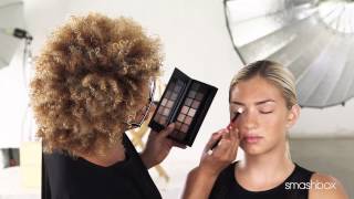 Smashbox Full Exposure Palette Makeup Tutorial  ULTA [upl. by Kcirdnek]