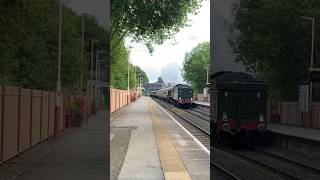 7029 ‘Clun Castle’ powering through Whitlocks End ukrail railway britishrail steamtrain shorts [upl. by Gerek593]