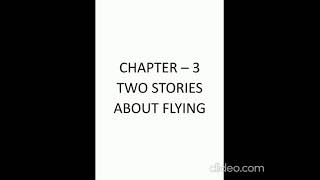 NCERT Solutions For TWO STORIES ABOUT FLYING Class 10 English FIRST FLIGHT [upl. by Tarrah]