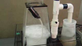 sump skimmer prototype video [upl. by Imalda848]