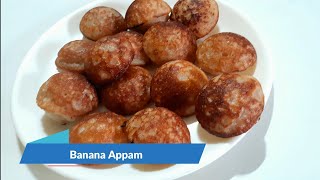 Appam Recipe  Banana Appam Recipe  Sweet Appam Recipe [upl. by Zeb648]