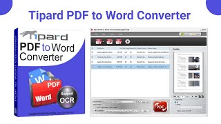 Tipard PDF to Word Converter review  Tutorial of Tipard PDF to Word Converter software [upl. by Williams294]