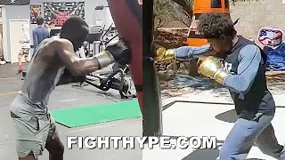 TERENCE CRAWFORD VS SHAWN PORTER SIDEBYSIDE TRAINING COMPARISON  POWER SPEED amp SKILLS DISPLAYED [upl. by Sibie]