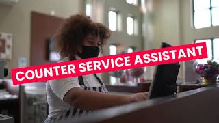 Discover Careers Counter Service Assistant  Sortyourfuture [upl. by Barnard]