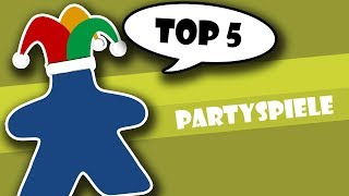 Top 5 Partyspiele  Brettspiele für große Gruppen [upl. by Aluk884]