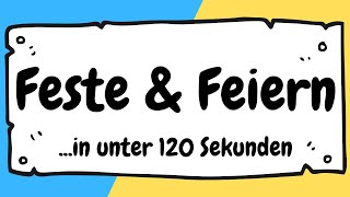 Bedeutung von Festen Feiern und Ritualen für Kinder in unter 120 Sekunden erklärt  ERZIEHERKANAL [upl. by Seiber]