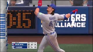 YANKS  MLB THE SHOW 24 BLUE JAYS AT YANKS HIGHLIGHTS [upl. by Fine17]