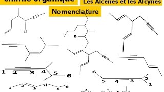 chimie organique smpcs3Nomenclature Les Alcènes et les Alcynes [upl. by Arela]