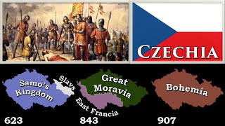 History of Czechia since 406 AD  Every Year [upl. by Kcyrred]