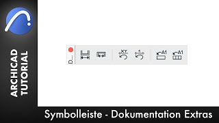 Symbolleiste  Dokumentation Extras  ARCHICAD 24 Tutorial Deutsch [upl. by Aniloj648]