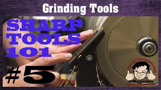 Everything you need to know about grinding woodworking tools on a bench grinder [upl. by Salvucci416]