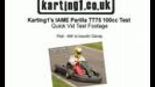 Karting 1  IAME Parilla TT75 100cc Kart Engine Test [upl. by Enwahs221]