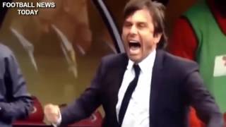 Antonio Conte amazing Celebration to Batshuayi GoalWatford vs Chelsea 12 [upl. by Aicnelev]