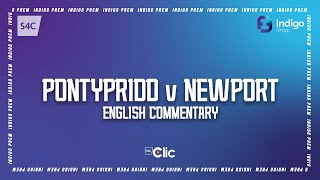 LIVE RUGBY Pontypridd v Newport  Indigo Prem  S4C [upl. by Joell]