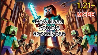 Zombie Apocalypse mod for MCPE 121 [upl. by Nollek]