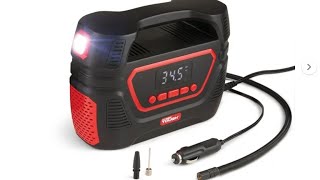 Best Tire Inflator Ever HyperTough Dual Power for Car amp Home Review and Sound Test  Skywind007 [upl. by Annoerb990]