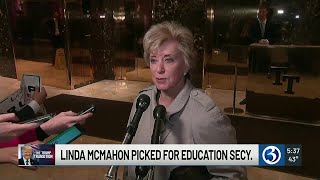 Linda McMahon nominated to lead US Department of Education [upl. by Randall]