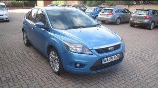 2009 Ford Focus 16 Zetec StartUp Full Vehicle Tour and Quick Drive [upl. by Saval]