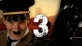 Hitler vs Vader 3 Epic Rap Battles of History [upl. by Fawn]