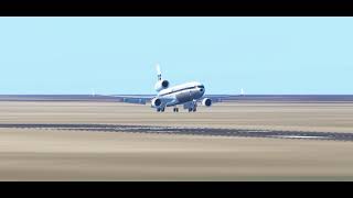 MD11 Landing at Kangerlussuaq Greenland  Infinite Flight [upl. by Lakin]