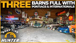 A Pontiac from EVERY decade amp RARE International Trucks tucked away in barns  Barn Find Hunter [upl. by Tiena]