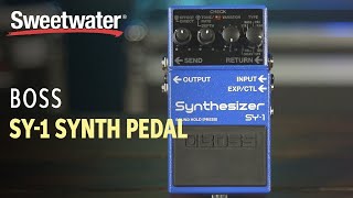 BOSS SY1 Synthesizer Pedal Demo [upl. by Etyam]