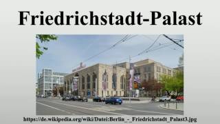 FriedrichstadtPalast [upl. by Anika]