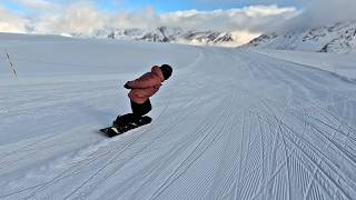 RELATABLE RIDING  SaasFee Glacier Switzerland  RAW RUN [upl. by Guzel]