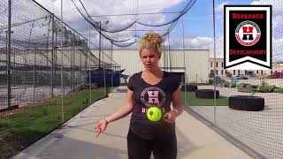 Using The Tightspin Trainer To Improve Your Fast Pitch Pitching [upl. by Apfelstadt]