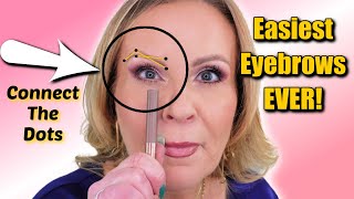 Easy Eyebrow Tutorial for Beginners amp Women 40 to 65 [upl. by Ttehr790]