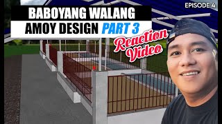 BABOYANG WALANG AMOY BUILDING DESIGN 4 X 15 METERS • REACTION VIDEO [upl. by Allemac]