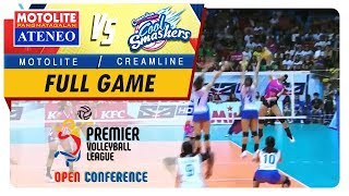 PVL OC 2018 AteneoMotolite vs Creamline  Full Game  4th Set  October 28 2018 [upl. by Ehling]