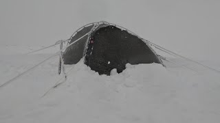 Camping in a Scottish winter up Lochnagar in the Nortent Vern 1 [upl. by Rosalinda]