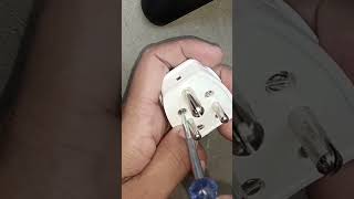 6a 3pin top plug canection electrical shortvideo [upl. by Riess302]