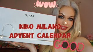 KIKO MILANO ADVENT CALENDAR UNBOXING ❤❤❤PART 1ΚΑΙ ΚΟΥΒΕΝΤΑ ΓΙΑ ΚΙΚΟ😉 [upl. by Fujio]