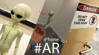 Using LiDAR Scanner on iPhone to play AR games 😯 Shorts [upl. by Dolores279]