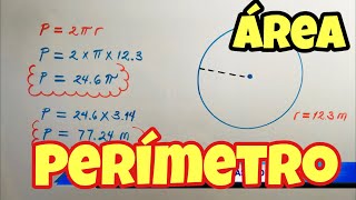 🛑🟨🟣 Calcular el ÁREA y PERÍMETRO de las FIGURAS GEOMÉTRICAS [upl. by Gwendolyn]