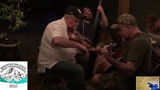 quotWagoner Hornpipequot jam Wes Westmoreland III  2023 Washington State Fiddle Contest [upl. by Arretnahs791]