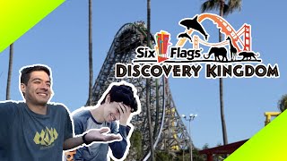 This Park is… Interesting  Six Flags DISCOVERY KINGDOM Vlog [upl. by Ariuqahs]