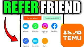 TEMU HOW TO REFER A FRIEND FULL GUIDE [upl. by Hsac252]