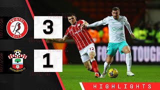 HIGHLIGHTS Bristol City 31 Southampton  Championship [upl. by Jaylene]