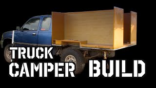 Building A 4x4 Truck Camper  DIY Foam Composite Panel Walls [upl. by Jerome]