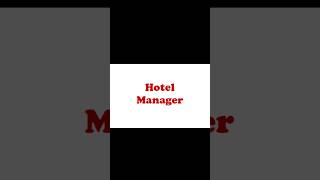 Secret of Successful Hotel Manager  अच्छा होटल मैनेजर hotels manager vitalshorts ihm resort [upl. by Lledo]