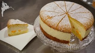 Klassische Käsesahne Torte  Käse Sahne Torte mit Mandarinen  Klassiker  Kuchenfee [upl. by Dodwell]